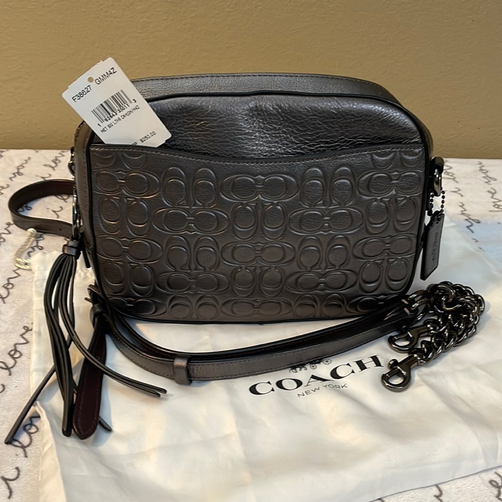 Coach Jamie camera bag in signature leather